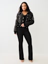 CROP HOODED PUFFER JACKET