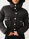 CROP HOODED PUFFER JACKET