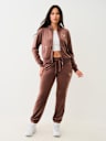 PANTALONES JOGGER BIG T DE VELOUR CON LUREX