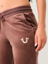 PANTALONES JOGGER BIG T DE VELOUR CON LUREX