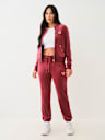 VELOUR BIG T LUREX JOGGER
