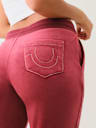 VELOUR BIG T LUREX JOGGER