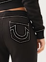 PANTALONES DEPORTIVOS ACAMPANADOS JOEY BIG T DE TIRO MEDIO