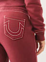 JOEY MID RISE BIG T FLARE SWEAT PANT