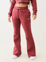 JOEY MID RISE BIG T FLARE SWEAT PANT
