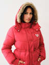 FUR TRIM HOODED LONGLINE PUFFER JACKET