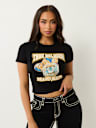 CRYSTAL BLING RING LOGO BABY TEE