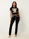 CRYSTAL BLING RING LOGO BABY TEE