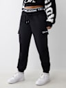 PANTALONES JOGGER BOYFRIEND CON CINTURA ELÁSTICA CON MARCA