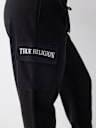PANTALONES JOGGER BOYFRIEND CON CINTURA ELÁSTICA CON MARCA