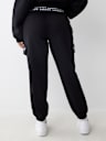 PANTALONES JOGGER BOYFRIEND CON CINTURA ELÁSTICA CON MARCA