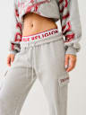 BRANDED ELASTIC WAISTBAND BOYFRIEND JOGGER