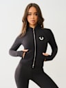 LOGO TWO-WAY ZIP PERFORMANCE JACKET