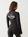 LOGO TWO-WAY ZIP PERFORMANCE JACKET
