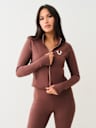 LOGO TWO-WAY ZIP PERFORMANCE JACKET