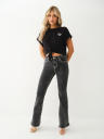 TIE FRONT CROP TEE