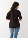 TRUE BAND CRYSTAL CUTOUT TEE