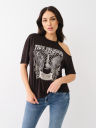 TRUE BAND CRYSTAL CUTOUT TEE