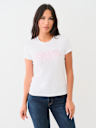 CAMISETA CON LOGOTIPO Y CRISTALES