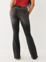 JEANS CORTE DE BOTA BECCA BIG T CON LUREX