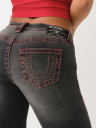 JEANS CORTE DE BOTA BECCA BIG T CON LUREX