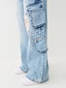 BOBBI DISTRESSED BAGGY CARGO JEAN