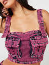OVERDYE BIG T CARGO BUSTIER TOP