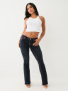 BECCA LUREX BIG T HORSESHOE BOOTCUT JEAN 