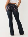 BECCA LUREX BIG T HORSESHOE BOOTCUT JEAN 