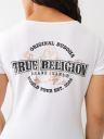CRYSTAL METALLIC BUDDHA NOTCH TEE