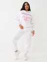 SUDADERA CON CAPUCHA HOLGADA CON LOGOTIPO RETRO