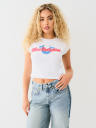 LOGO PATCH CUFF SLEEVE BABY TEE