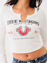 HORSESHOE LOGO RIB LONG SLEEVE BABY TEE