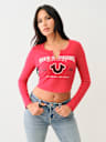 HORSESHOE LOGO RIB LONG SLEEVE BABY TEE