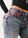 BILLIE SUPER T MID RISE STRAIGHT JEAN