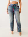 PLUS BILLIE SUPER T HIGH RISE STRAIGHT JEAN