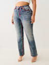 PLUS BILLIE SUPER T HIGH RISE STRAIGHT JEAN