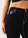 PLUS BILLIE LUREX BIG T HIGH RISE STRAIGHT JEAN 
