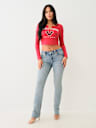 BILLIE MID RISE SUPER T STRAIGHT JEAN