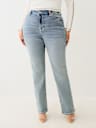 PLUS BILLIE MID RISE SUPER T STRAIGHT JEAN