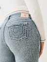 PLUS BILLIE MID RISE SUPER T STRAIGHT JEAN
