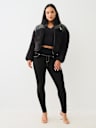 EMBROIDERED SHERPA JACKET