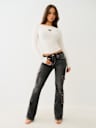 HORSESHOE BOAT NECK LONG SLEEVE TEE