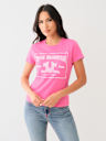 CRYSTAL RETRO HORSESHOE CREW TEE