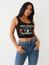HERITAGE LOGO CROP TANK
