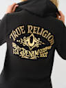 CRYSTAL METALLIC ZIP HOODIE