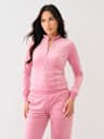 CRYSTAL HORSESHOE VELOUR TRACK JACKET