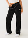 CRYSTAL STRAIGHT LEG SWEAT PANT