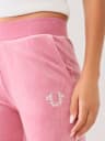 CRYSTAL STRAIGHT LEG SWEAT PANT