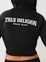 EMBROIDERED LOGO ZIP TRACK JACKET